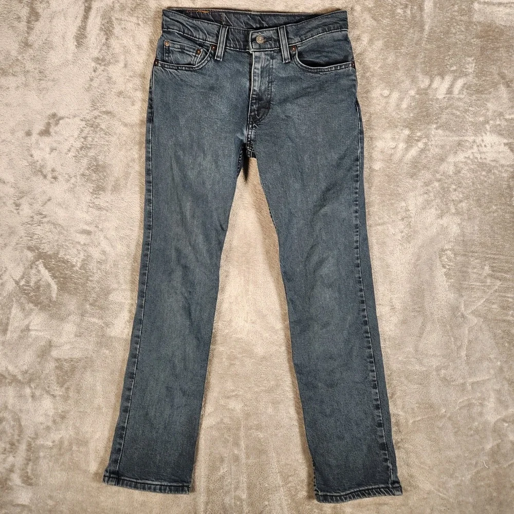Levi's 511 Slim Fit Jeans Mens 29x30 Dark Wash Blue Excellent Stretch Denim